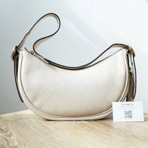 *NEW* COACH LUNA SHOULDER BAG - CHALK